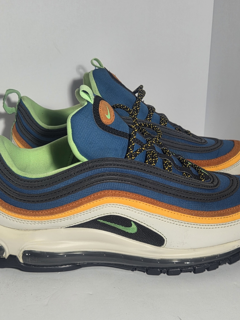 Nike Air Max 97 Green Abyss Illusion Green Men's Size 9 - Drip Pack - Raindrop